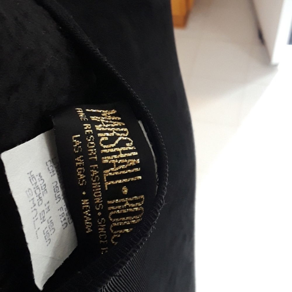 MARSHALL ROUSSO Black Fringe Tunic - Picture 3 of 5